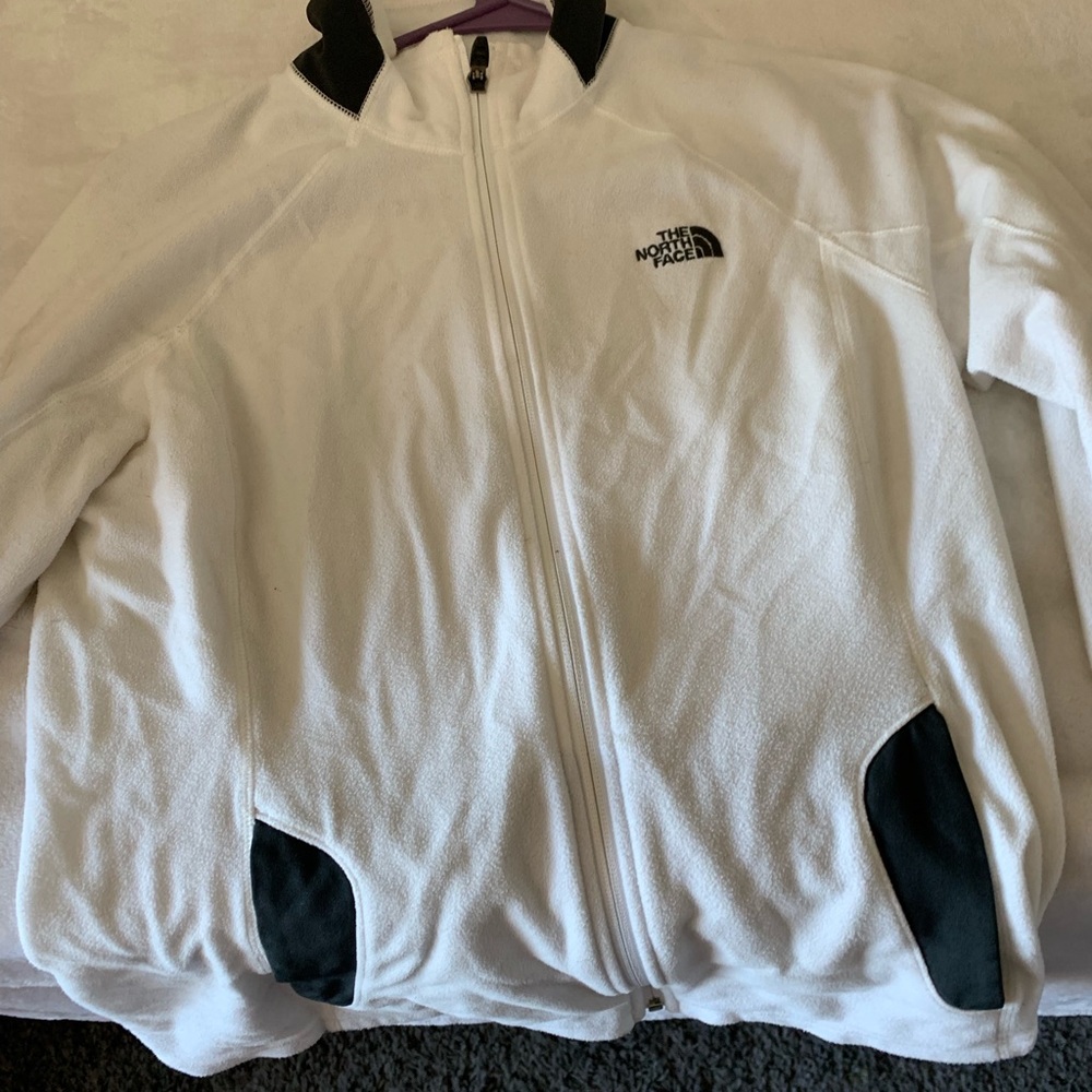 Super cute white Northface jacket